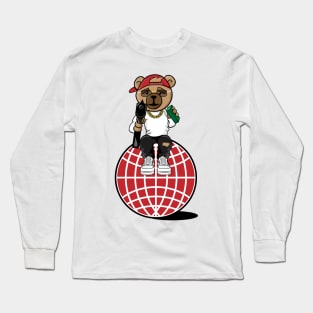 Street Life Bear Long Sleeve T-Shirt